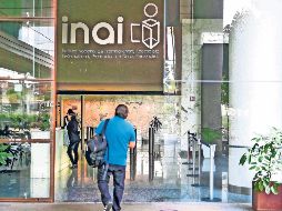 El Instituto Nacional de Transparencia, Acceso a la Información y Protección de Datos Personales, actualmente cuenta con cuatro comisionados para sesionar. EL INFORMADOR/ Archivo