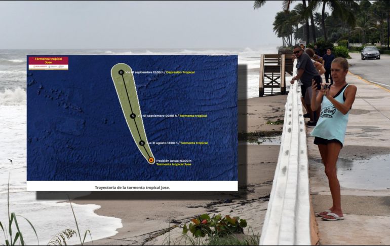 El SMN agrega que debido a su distancia y trayectoria, la tormenta tropical 