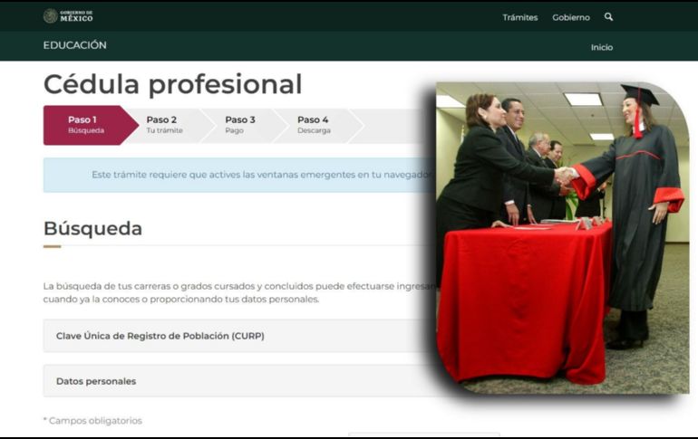 La cédula profesional puede tramitarse de manera electrónica ante la Dirección General de Profesiones de la Secretaría de Educación Pública (SEP). ESPECIAL / EL INFORMADOR / ARCHIVO