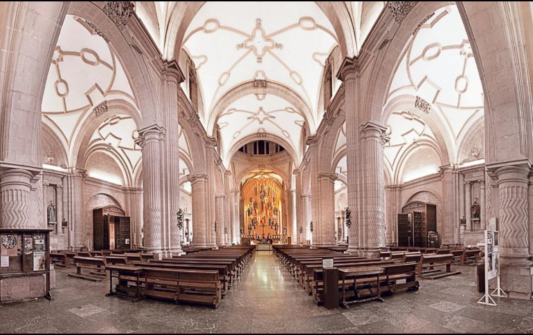 Interior de la catedral de Zacatecas. Un espacio divino, donde los corazones se cruzan. CORTESÍA/Turismo Zacatecas