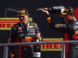 Max Verstappen y Checo Pérez dominaron el GP de Italia. RED BULL CONTENT POOL