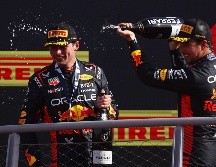 Max Verstappen y Checo Pérez dominaron el GP de Italia. RED BULL CONTENT POOL