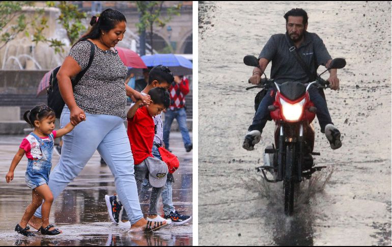 Originalmente, la precipitación comenzó desde el oriente de la ciudad, por Tonalá, y se fue desplazando hacia el poniente. EL INFORMADOR / ARCHIVO