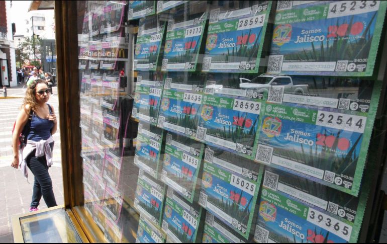 Este mes puede ser el de la suerte para ganar la lotería. EL INFORMADOR/Archivo