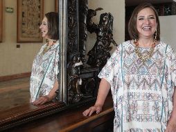 Xóchitl Gálvez es actualmente la precandidata a la presidencia por el Frente Amplio de México, quien recientemente ha revelado si, de ganar, viviría en El Palacio Nacional o en Los Pinos. EL INFORMADOR/ ARCHIVO.
