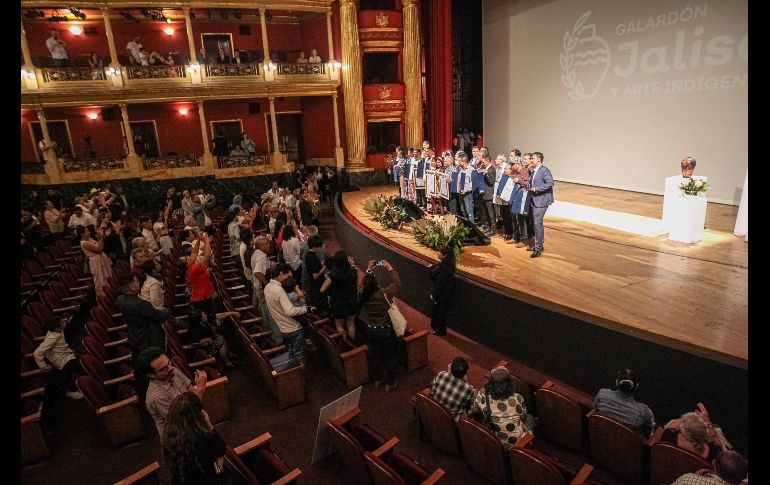 La Dirección de Fomento Artesanal realizó la entrega del Galardón Jalisco y Arte Indígena mediante el cual se reconocieron a lo mejor de la artesanía del estado. EL INFORMADOR / H. Figueroa