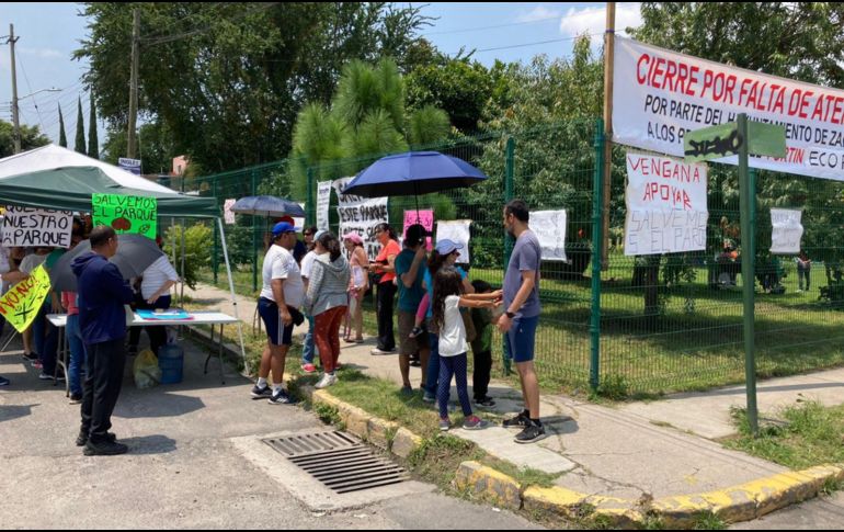 En la reunión de este martes se acordó no sólo no construir el parque, sino que el ayuntamiento se comprometió a realizar mejoras en la zona, incluyendo atender el tema de seguridad pública. EL INFORMADOR / H. Escamilla