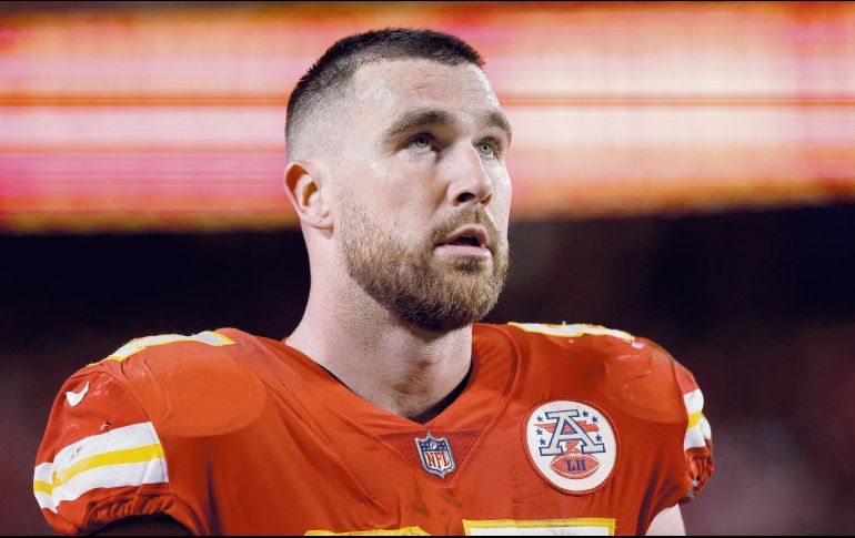Los estudios médicos mostraron que Kelce no sufrió daños en los ligamentos. AFP/D. Eulitt