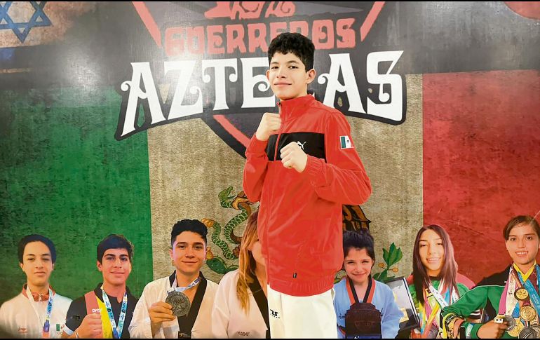 “Kato” Cortés Labastida entrena con su familia, la cual es apasionada del taekwondo. EL INFORMADOR/A. García