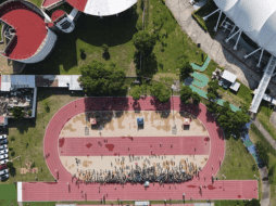 El ayuntamiento de Zapopan inauguró las instalaciones de la Ciudad Deportiva Zapopan y reaperturó el Acuacentro. Especial.