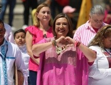 La senadora no desaprovechó el momento para mofarse de la posible ruptura de Marcelo Ebrard con Morena. ESPECIAL/@XochitlGalvez