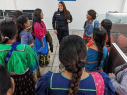 El objetivo fue proporcionarles herramientas para identificar los diferentes tipos de violencia. CORTESÍA/COMISARÍA DE GUADALAJARA