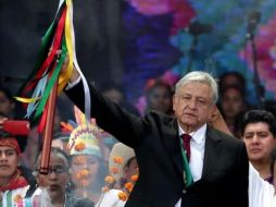 López Obrador entregará el bastón de mando este jueves en Palacio Nacional. SUN/Archivo