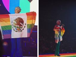 Christian Chávez es criticado en redes por alterar la bandera de México. ESPECIAL / Instagram @christianchavezreal