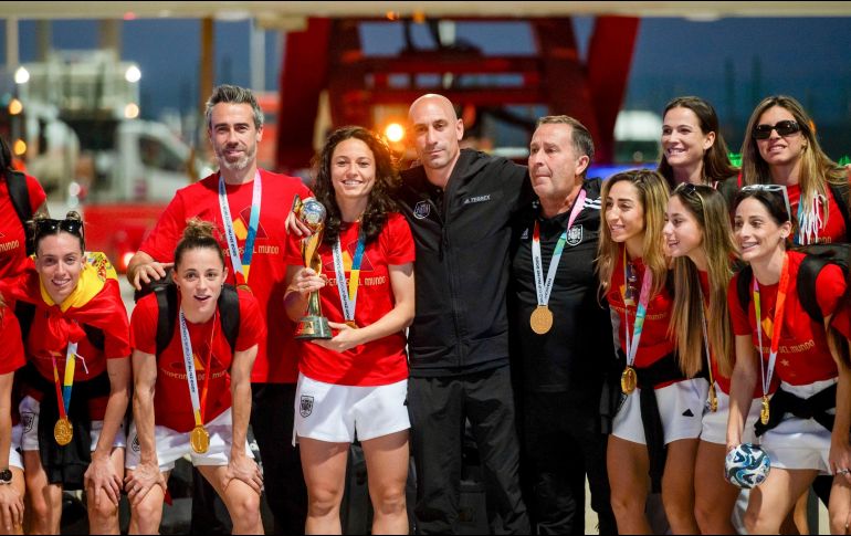 Luis Rubiales está temporalmente suspendido de sus funciones como presidente por la FIFA. EFE / ARCHIVO