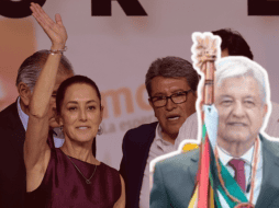 Ahora será Claudia Sheinbaum la encargada de recibir el bastón de mando. EFE/ARCHIVO