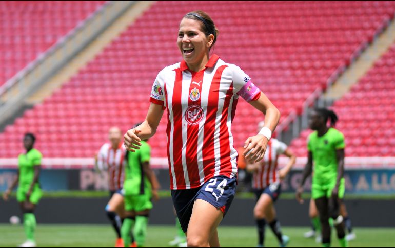 Alicia Cervantes, de Chivas, es una de las jugadoras que cuentan con más de 100 goles. IMAGO7