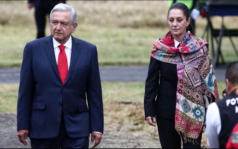 López Obrador dijo que la entrega del bastón de mando de la 4T a Claudia Sheinbaum puede darse 