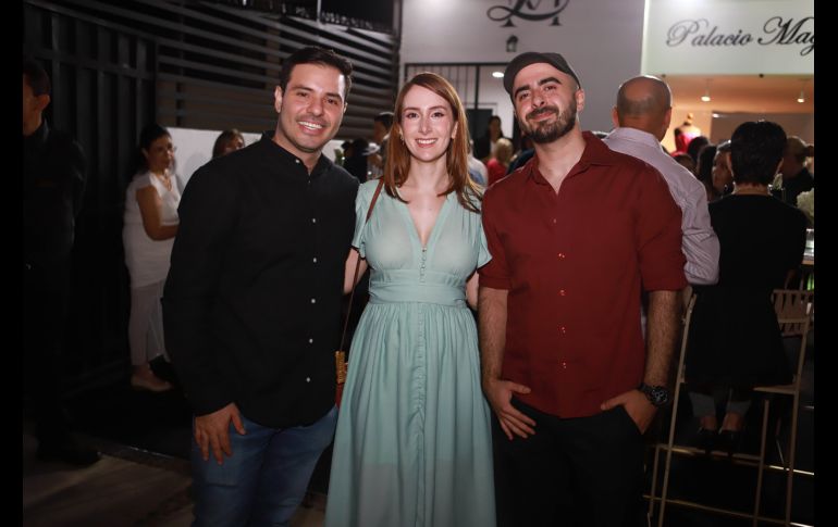 Juan Pablo Garay, Alejandra Mendoza López y José Pablo Mendoza López. GENTE BIEN JALISCO/ Tony Martínez