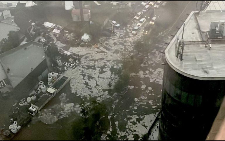 Las principales afectaciones se concentraron hacia el poniente de la ciudad. ESPECIAL