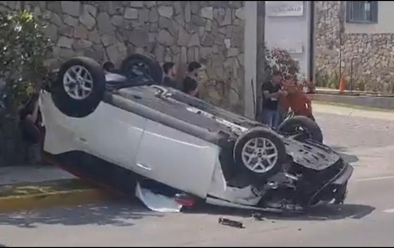 Los hechos ocurrieron sobre la avenida Juan Palomar y Arias en Zapopan. ESPECIAL