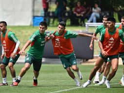 El conjunto azteca sigue con su intenso entrenamiento. ESPECIAL/Selección Mexicana