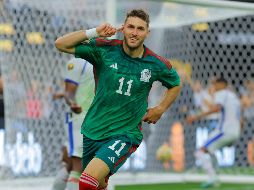 Santiago Giménez se encuentra liderando la tabla de goleo de la Eredivisie con cinco goles. IMAGO7/Archivo