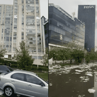 Así se vivió la tormenta de esta tarde en Guadalajara; dejó dos muertos (VIDEO)