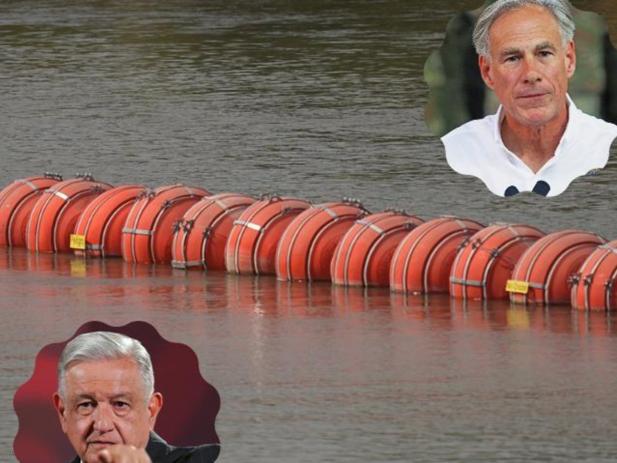 López Obrador critica al gobernador de Texas por negarse a retirar las boyas  del río Bravo | El Informador