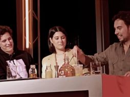 Sergio Pérez participó en un evento donde demostró su talento en la mixología. Especial.