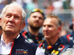 Una vez que dicha declaración comenzó a darle la vuelta al mundo, Helmut Marko publicó un comunicado para disculparse con Checo Pérez. AFP / ARCHIVO