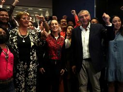 Claudia Sheinbaum reconoció el trabajo de Adán Agusto López Hernández. SUN