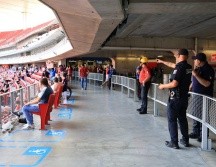 Fue de sorpresa,el personal de las brigadas estaban enterados de la condición, pero la ciudadanía no. CORTESÍA