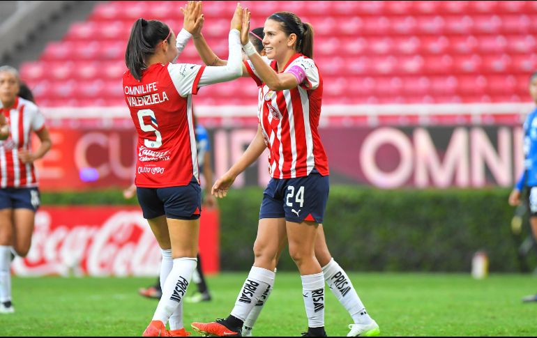 Con los tantos de hoy, Alicia se acerca al centenar de goles con las Chivas al sumar 96 a su cuenta. IMAGO7