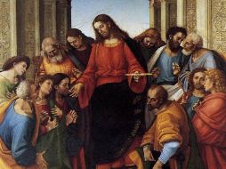 «Donde dos o tres se reúnen en mi nombre, ahí estoy yo en medio de ellos». WIKIPEDIA/«La comunión de los Apóstoles», de Signorelli
