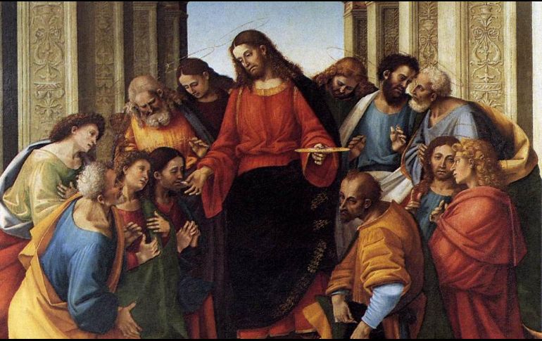 «Donde dos o tres se reúnen en mi nombre, ahí estoy yo en medio de ellos». WIKIPEDIA/«La comunión de los Apóstoles», de Signorelli