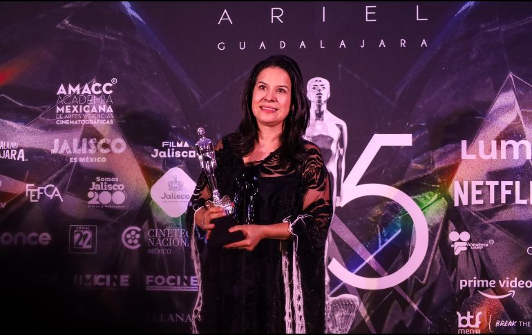Arcelia Ramírez ganó el Ariel a Mejor Actriz por el largometraje “La civil”. EL INFORMADOR/A. Navarro