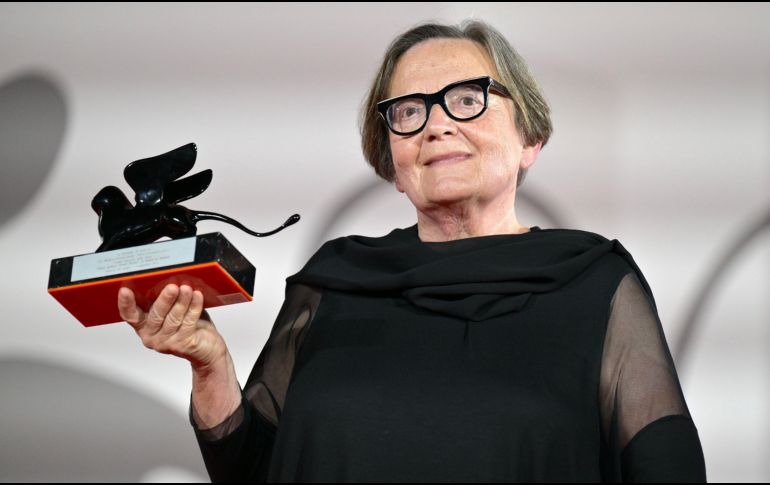 Agnieszka Holland. La directora fue reconocida con el Premio Especial del Jurado de Venecia por la cinta “Green Border”.  EFE/E. Ferrari