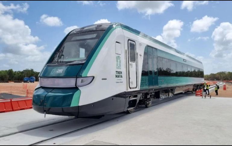 El Tren Maya iniciará operaciones a finales del año. ESPECIAL/ Gobierno de México
