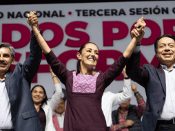 Claudia Sheinbaum recibió su constancia como Coordinadora de Defensa de la 4T. Cortesía de @Morena