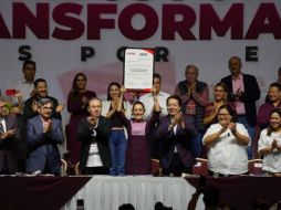 Claudia Sheinbaum instó a la necesidad de la unidad, enfatizando que solo mediante la colaboración conjunta, compartiendo los mismos principios y valores, podemos fortalecer el camino de la Transformación. CORTESÍA