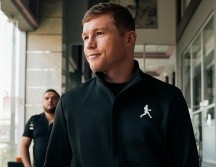 El boxeador tapatío se prepara para lo que será su próxima pelea. ESPECIAL/@canelo