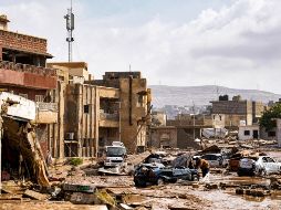 Desde el violento terremoto que sacudió la ciudad de Al Marj en 1963, esta es la peor catástrofe natural que azota esta zona del país. AFP / ESPECIAL / Oficina de Prensa del Primer Ministro libio