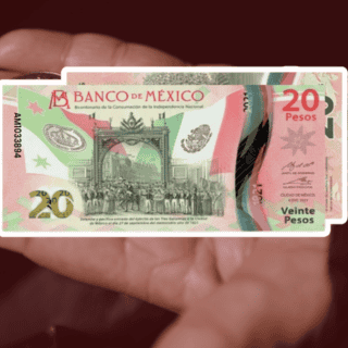 Este es el billete de 20 pesos conmemorativo que se venden en 3 millones