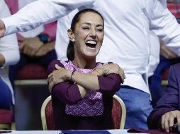 CLAUDIA SHEINBAUM. La firma Poligrama pone con 14 puntos de ventaja a la exjefa de gobierno de la CDMX. SUN / D. S. Sánchez