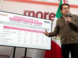 Mario Delgado negó que haya presiones hacia los legisladores afines a Marcelo Ebrard. ESPECIAL/Morena