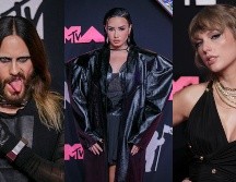 La alfombra roja de los MTV VMAs 2023 contó con la presencia de celebridades como Taylor Swift, Jared Leto y Demi Lovato. EFE/ Sarah Yenesel