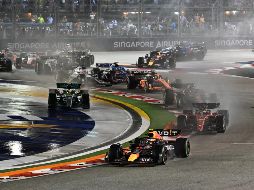 El mexicano Sergio ''Checo'' Pérez correrá su carrera 15 de 2023 con Red Bull en el GP de Singapur. AFP / ARCHIVO