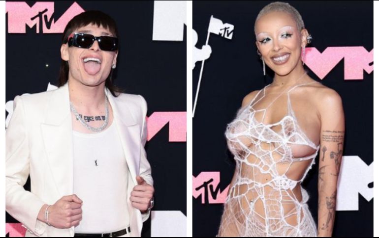 Peso Pluma reacciona a bailes de Doja Cat. ESPECIAL / Instagram @elle_mexico