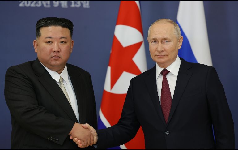 Frente a Kim, Putin pidió por el 